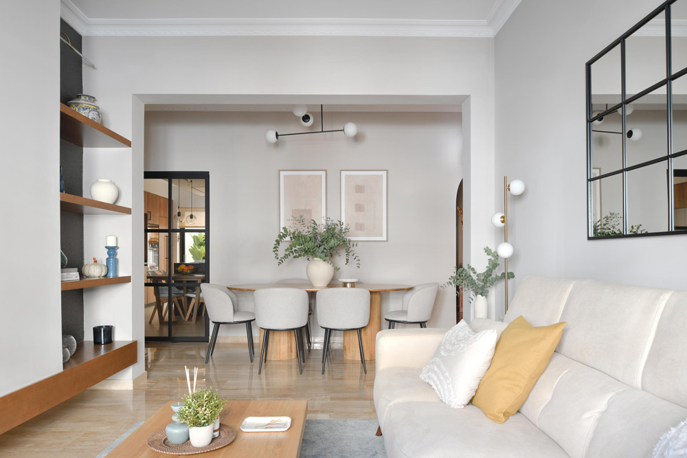 SALON COMEDOR CASA ZAGUAN proyecto de interiorismo de Eli Herrero en Brenes